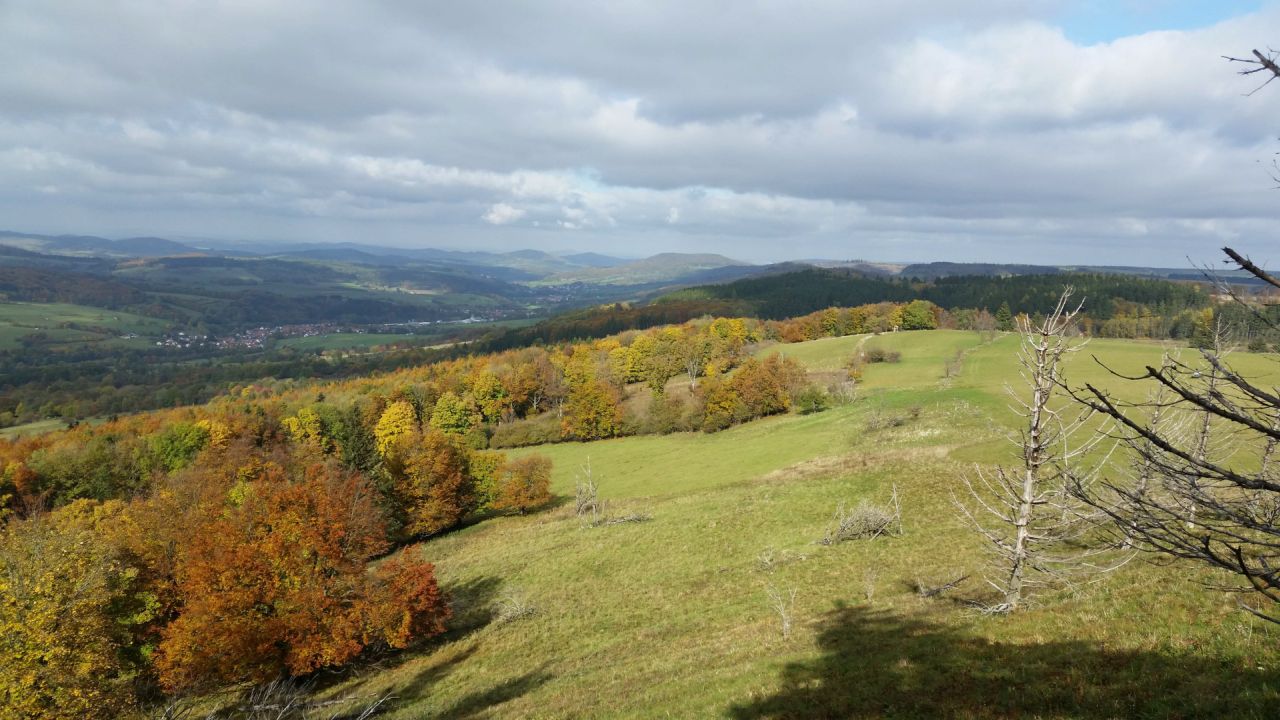 Blick über die Kuppen der Rhön